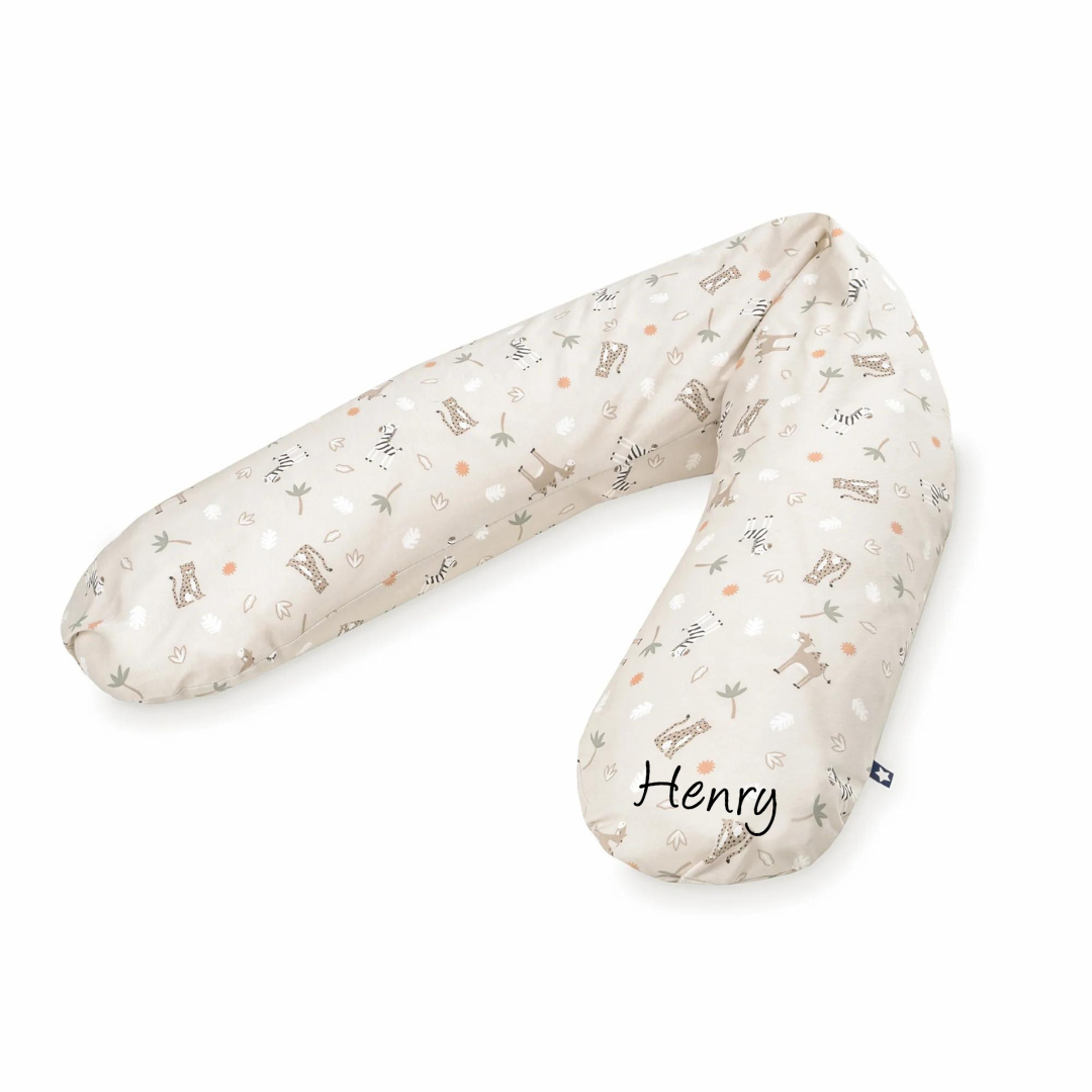 Zöllner personalisiertes Stillkissen Jersey Cotton mit Namen Savanne BeigeSchrift 2 Zöllner personalisiertes Stillkissen Jersey Cotton mit Namen Savanne BeigeSchrift 2